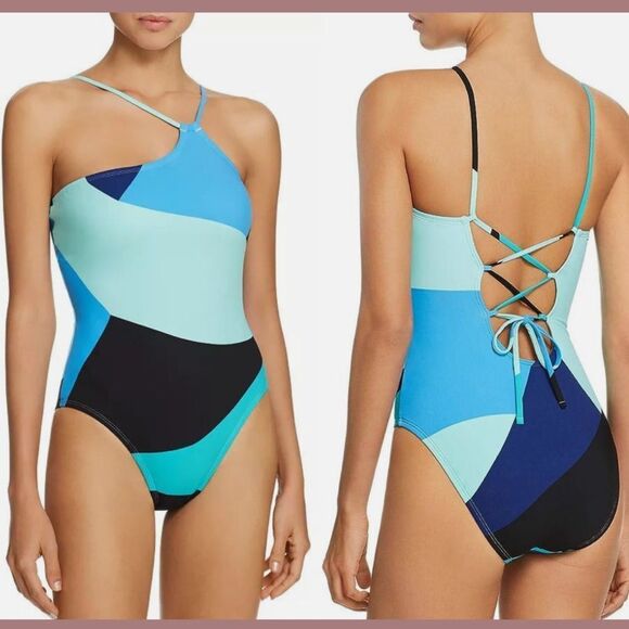 La Blanca One Shoulder One Piece Swimsuit - Picture 1 of 7